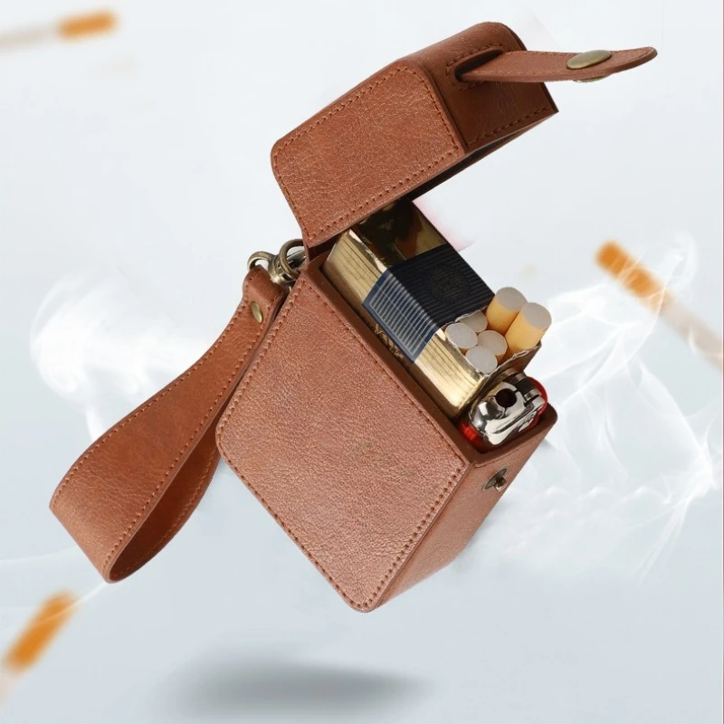 1pc Fashion PU Leather Cigarette Case Protector Mini Cigarette Cover Gift Packaging for Cigarettes Delicate Cigarettes Storage
1pc Fashion PU Leather Cigarette Case Protector Mini Cigarette Cover Gift Packaging for Cigarettes Delicate Cigarettes Storage