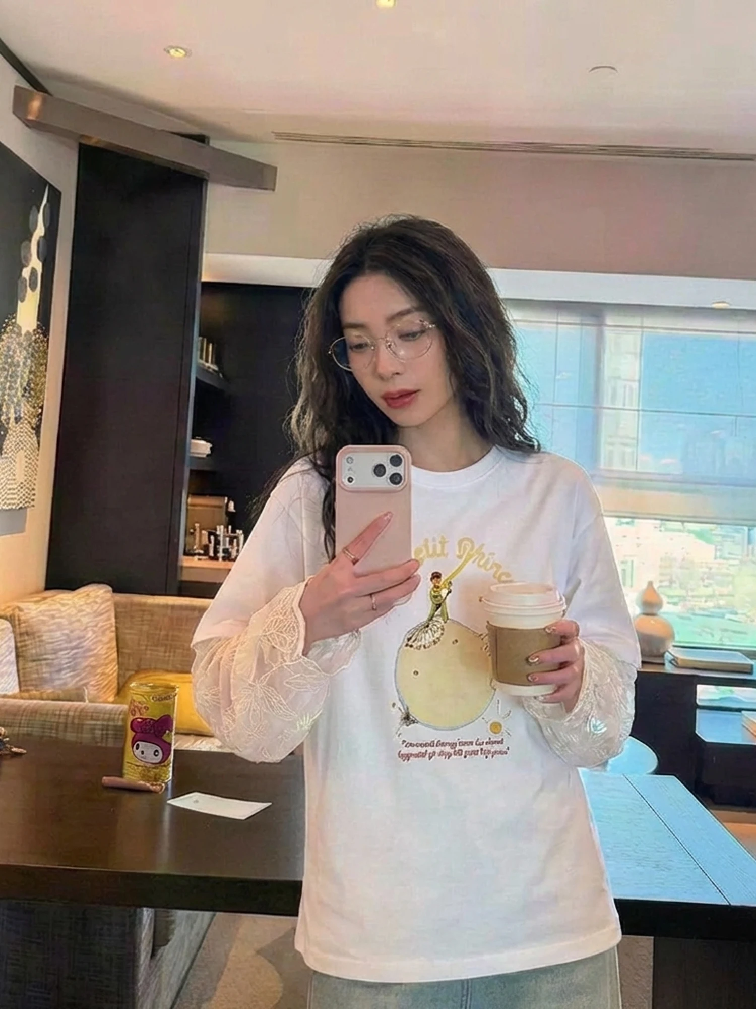 Lettuce Sun Earth Village Prince Lace Splice Short Sleeve T-Shirt Women's New 2026 Casual Style Cotton round Neck Top
Lettuce Sun Earth Village Prince Lace Splice Short Sleeve T-Shirt Women's New 2026 Casual Style Cotton round Neck Top