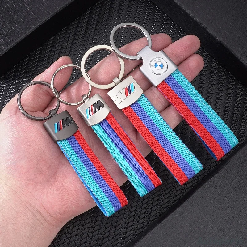 Nylon Belt Car Emblem Key Fobs Keyring Key Chain Decoration for Bmw Performance G30 G32 Auto Interior Modification Accessories
Nylon Belt Car Emblem Key Fobs Keyring Key Chain Decoration for Bmw Performance G30 G32 Auto Interior Modification Accessories
