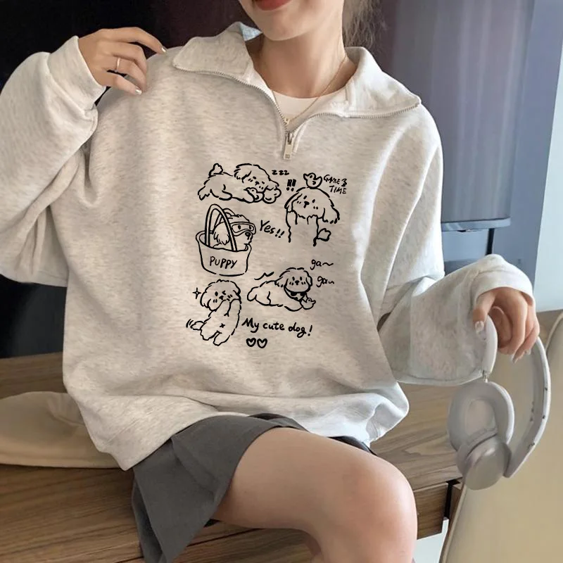 Loose Fit Oversize Hoodie Women's Spring Autumn Retro Collar Jacket Comfortable Cotton Polyester Blend Long Sleeve
Loose Fit Oversize Hoodie Women's Spring Autumn Retro Collar Jacket Comfortable Cotton Polyester Blend Long Sleeve