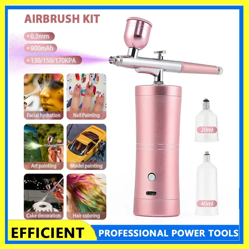 Top 0.3mm Pink Mini Air Compressor Kit Air-Brush Paint Spray Gun Airbrush For Nail Art Tattoo Craft Cake Nano Fog Mist Sprayer
Top 0.3mm Pink Mini Air Compressor Kit Air-Brush Paint Spray Gun Airbrush For Nail Art Tattoo Craft Cake Nano Fog Mist Sprayer