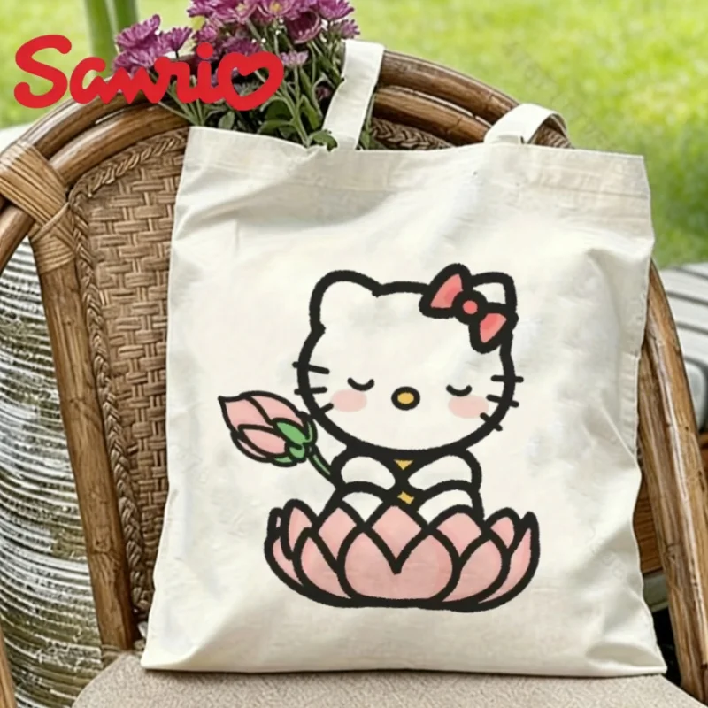 1PC Kawaii Sanrio Kitty Zen Print Canvas Tote Casual Shopper Bag
1PC Kawaii Sanrio Kitty Zen Print Canvas Tote Casual Shopper Bag