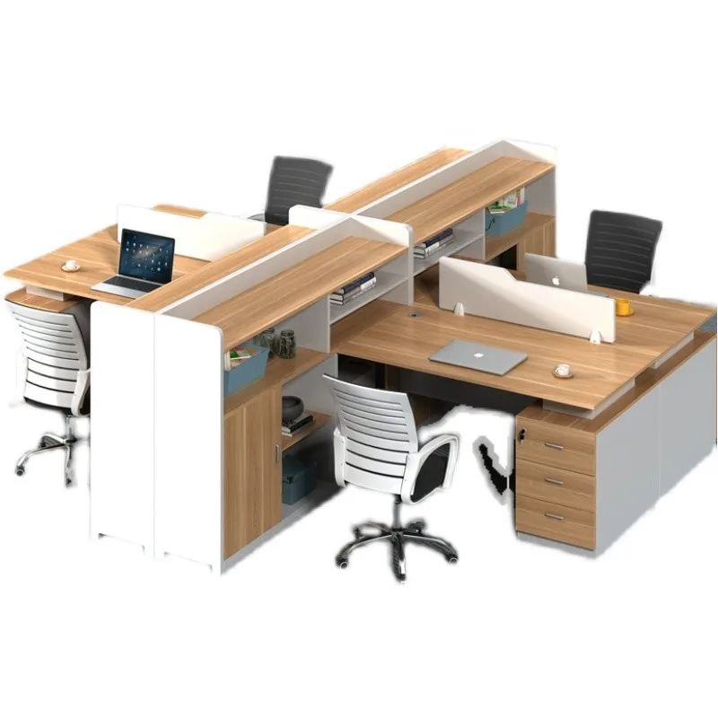 LTT staff office desk and chair combination simple modern office finance computer station
LTT staff office desk and chair combination simple modern office finance computer station