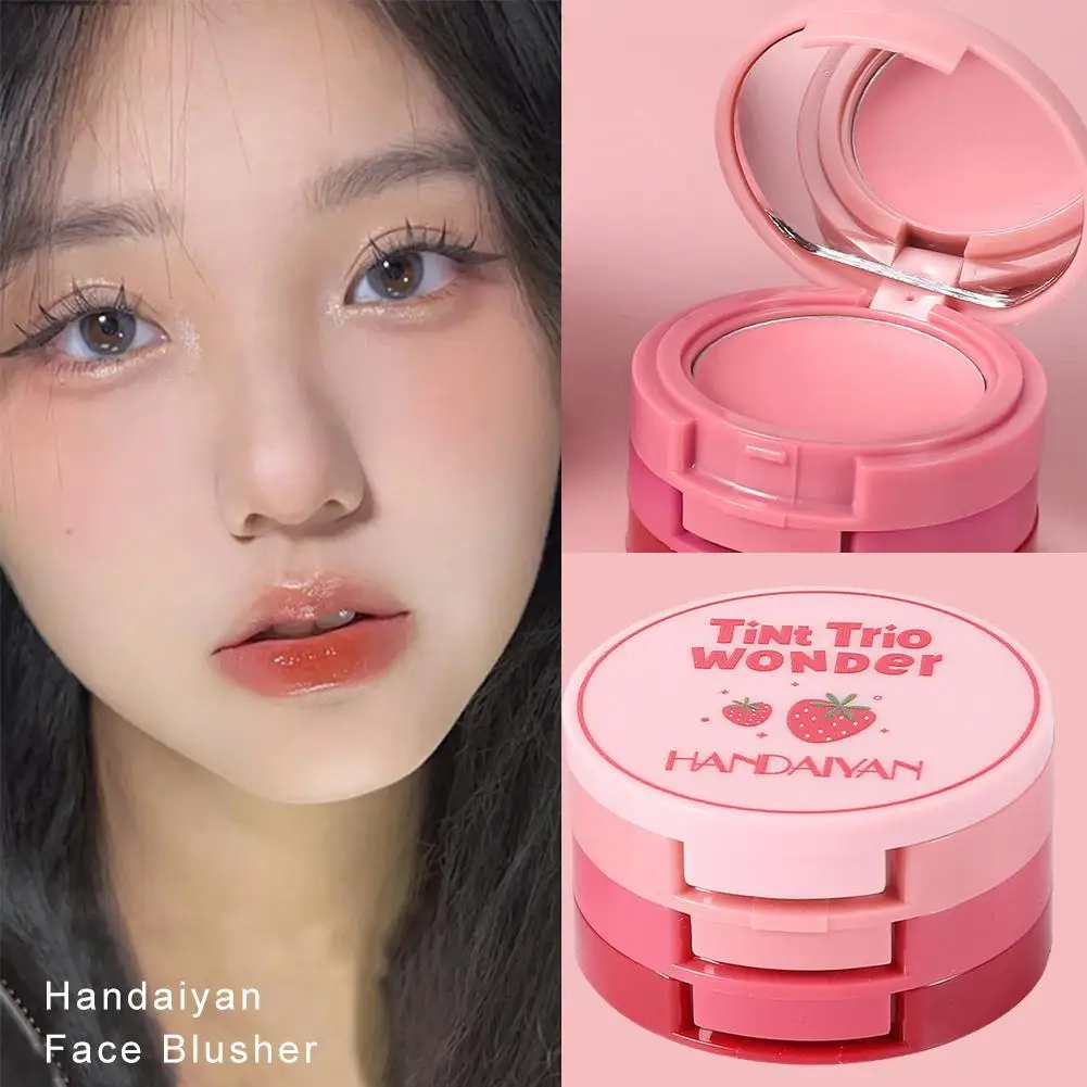 3 in 1 Blush Cream Palette Face Pink Cheek Blusher Eyeshadow Lipstick Cosmetics Makeup Tool For Lips Eyes Cheeks
3 in 1 Blush Cream Palette Face Pink Cheek Blusher Eyeshadow Lipstick Cosmetics Makeup Tool For Lips Eyes Cheeks