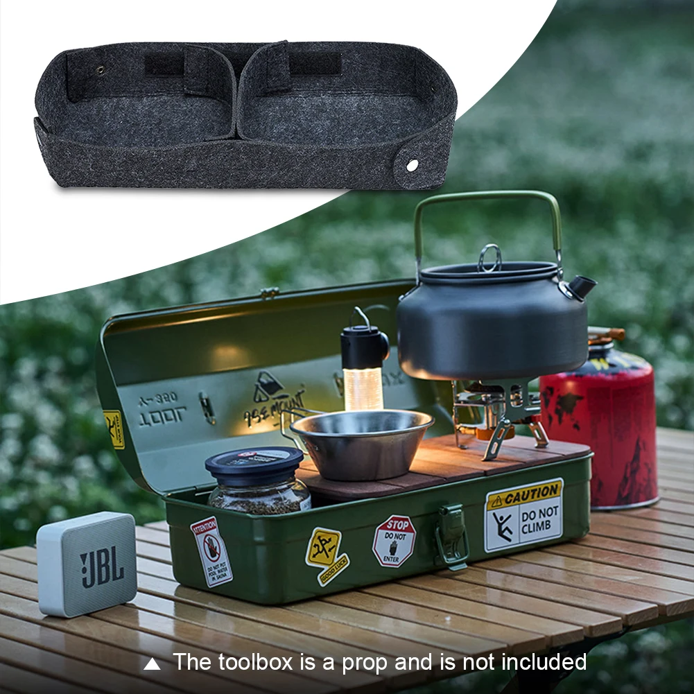 Partition Toolbox Liner Felt Toolbox Insert Organizer Anti-Slip Outdoor Camping Toolbox Lining for Y350 Iron Tool Box
Partition Toolbox Liner Felt Toolbox Insert Organizer Anti-Slip Outdoor Camping Toolbox Lining for Y350 Iron Tool Box