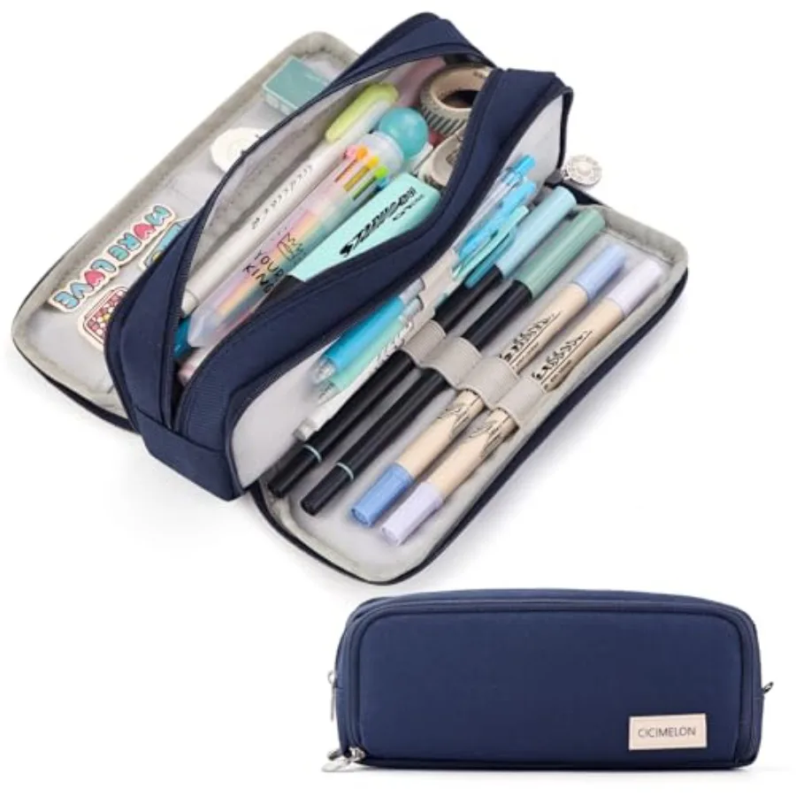 Large Capacity Pencil Case 3 Compartment Pouch Pen Bag for School Teen Girl Boy Men Women
Large Capacity Pencil Case 3 Compartment Pouch Pen Bag for School Teen Girl Boy Men Women