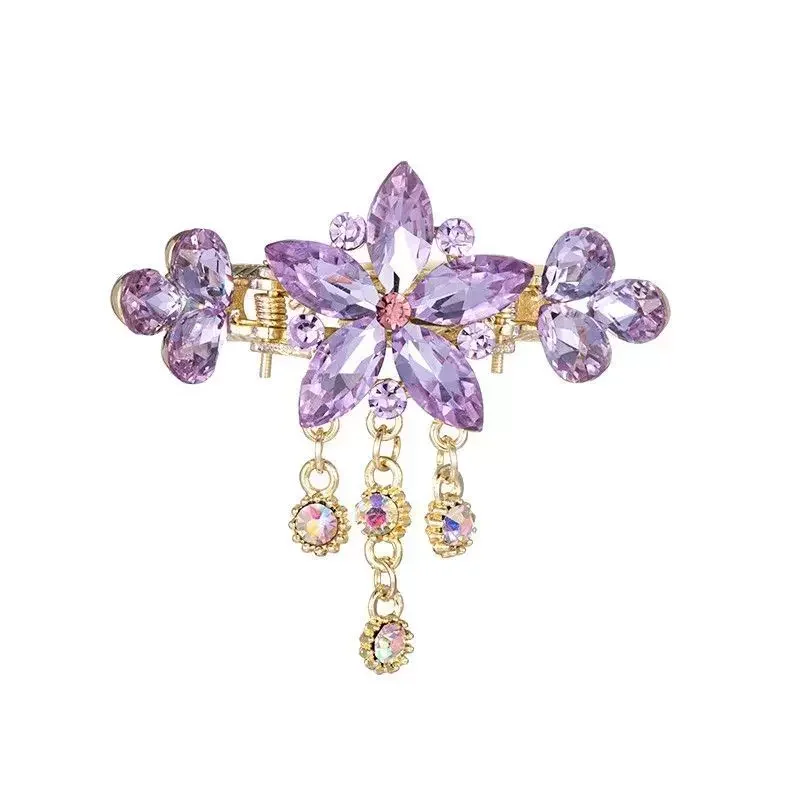 Female Luxury 2026 New Headwear Crystal Tassels Headdress Women Girls Ladies Lavender Hair Claw Small Hair Clip Accessories
Female Luxury 2026 New Headwear Crystal Tassels Headdress Women Girls Ladies Lavender Hair Claw Small Hair Clip Accessories