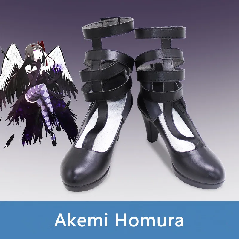 Обувь для косплея Puella Magi Madoka Magica Akemi Homura аниме ботинки ручной работы из искусственной кожи обувь на высоких каблуках
Обувь для косплея Puella Magi Madoka Magica Akemi Homura аниме ботинки ручной работы из искусственной кожи обувь на высоких каблуках