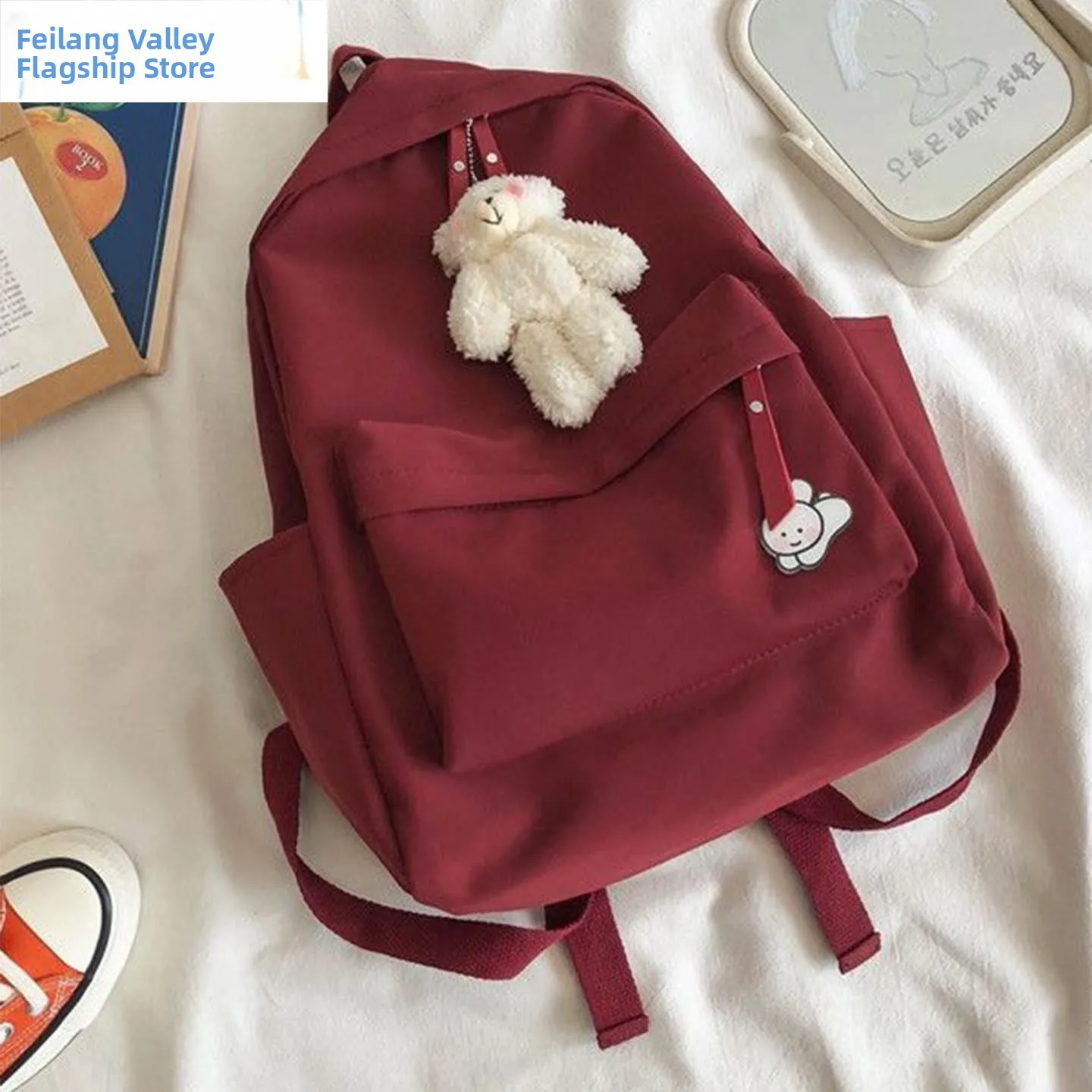 Lightweight Dual-Shoulder Backpack for High School Students And College Kids Traveling Men And Women Style Bookbag
Lightweight Dual-Shoulder Backpack for High School Students And College Kids Traveling Men And Women Style Bookbag