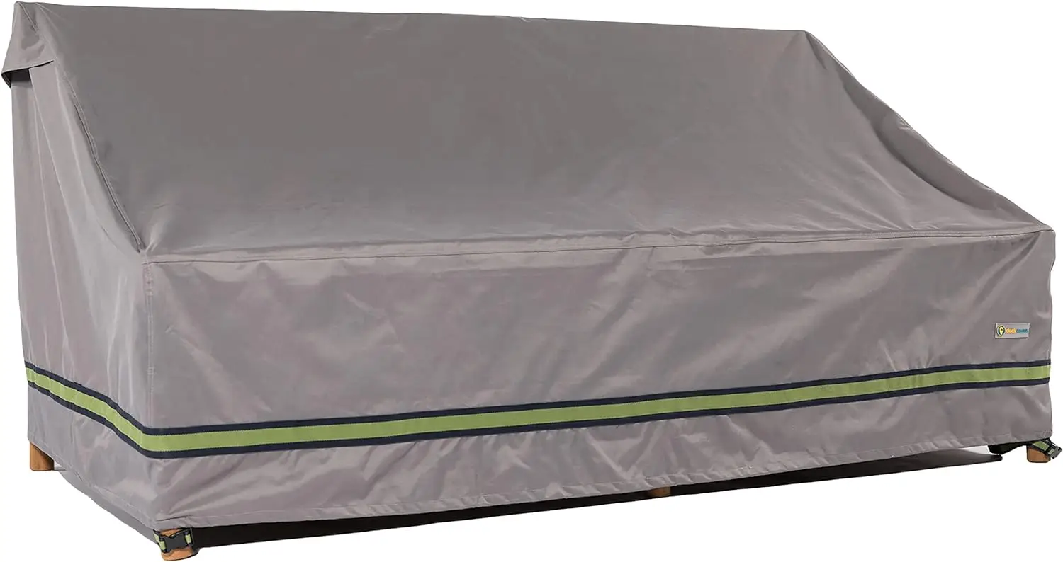 54 Inch Patio Loveseat Cover with Waterproof Backing and Click-Close Straps for Outdoor Bench
54 Inch Patio Loveseat Cover with Waterproof Backing and Click-Close Straps for Outdoor Bench