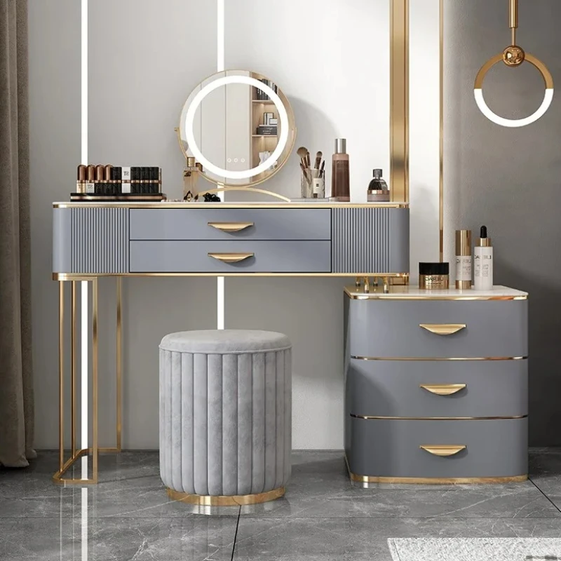 Women Luxury Nordic Vanity Table Organizer Modern Girls Space Saving Vanity Desk Bedroom Makeup Penteadeira Furniture Home
Women Luxury Nordic Vanity Table Organizer Modern Girls Space Saving Vanity Desk Bedroom Makeup Penteadeira Furniture Home