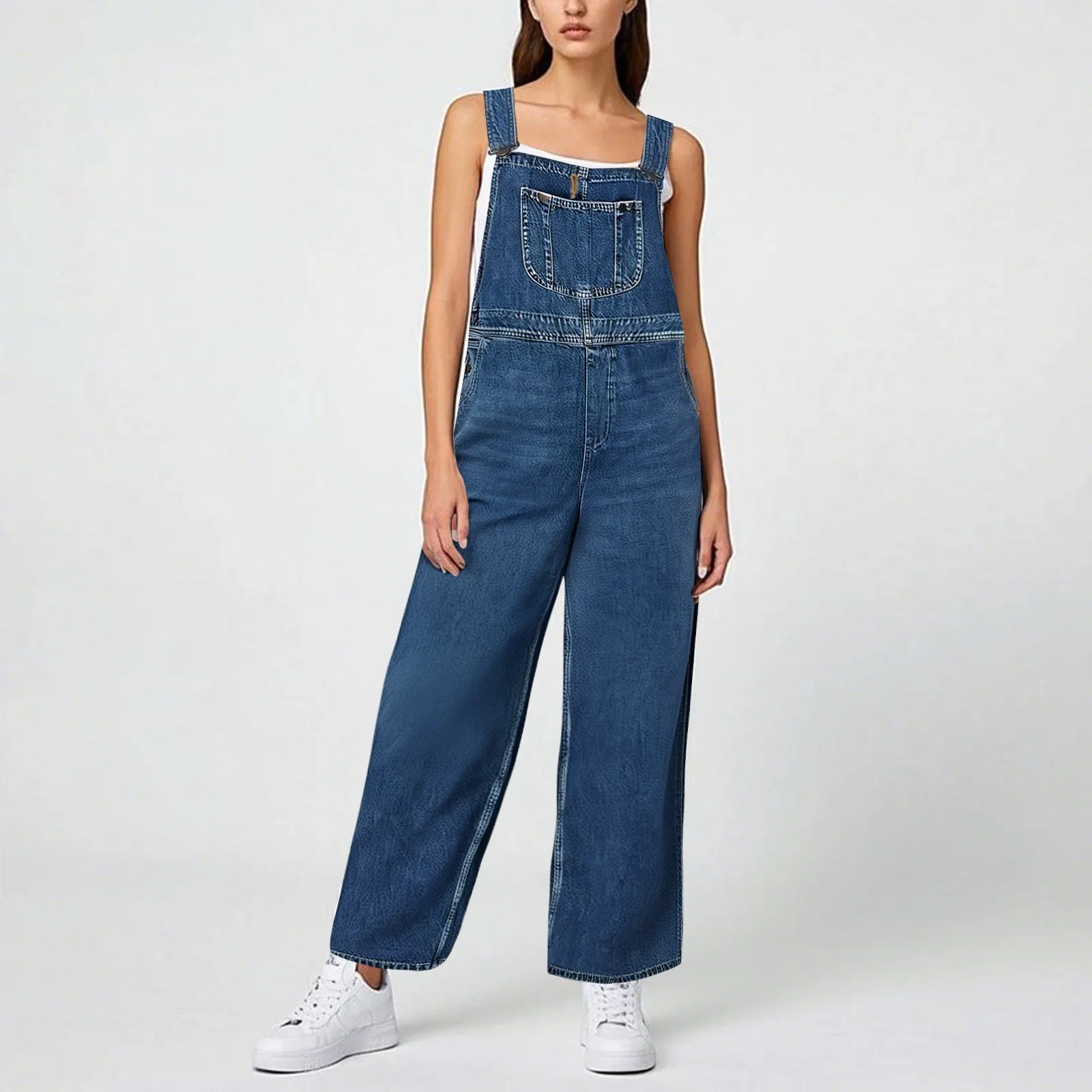 Retro Denim Jumpsuit Women Loose Sleeveless Baggy Wide Leg Jumpsuits Long Overalls For Women Summer Outfits Suspenders Jumpsuits
Retro Denim Jumpsuit Women Loose Sleeveless Baggy Wide Leg Jumpsuits Long Overalls For Women Summer Outfits Suspenders Jumpsuits