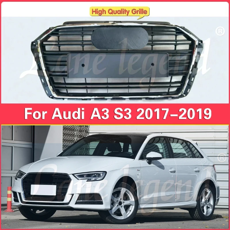Hot Selling Car Front Bumper Original grille Grill Center Grille for Audi A3 8V 2017 2018 2019 (Refit for S3 Style)
Hot Selling Car Front Bumper Original grille Grill Center Grille for Audi A3 8V 2017 2018 2019 (Refit for S3 Style)