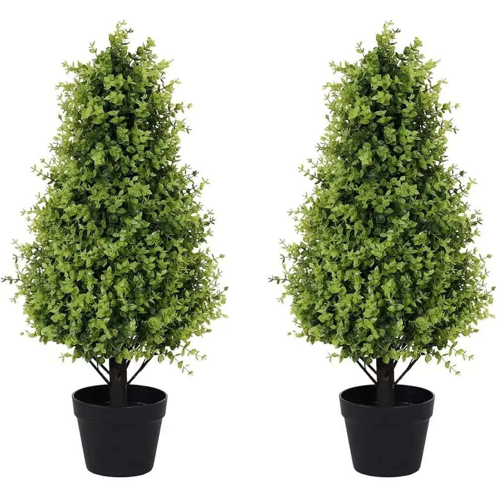 Pair of 30 UV-Resistant Artificial Evergreen Boxwood Topiary Trees for Outdoor Garden Decor
Pair of 30 UV-Resistant Artificial Evergreen Boxwood Topiary Trees for Outdoor Garden Decor