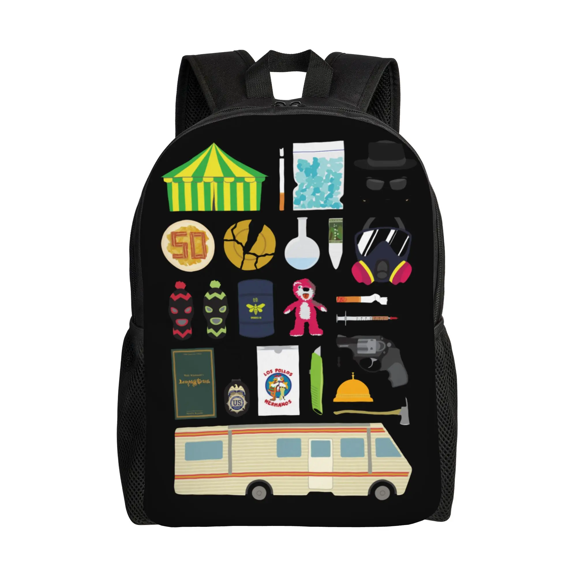 Breaking 90s Bad Walter White Meth Heisenberg Backpack for Men Women Student Business Daypack College Shoulder Bag Lightweight
Breaking 90s Bad Walter White Meth Heisenberg Backpack for Men Women Student Business Daypack College Shoulder Bag Lightweight
