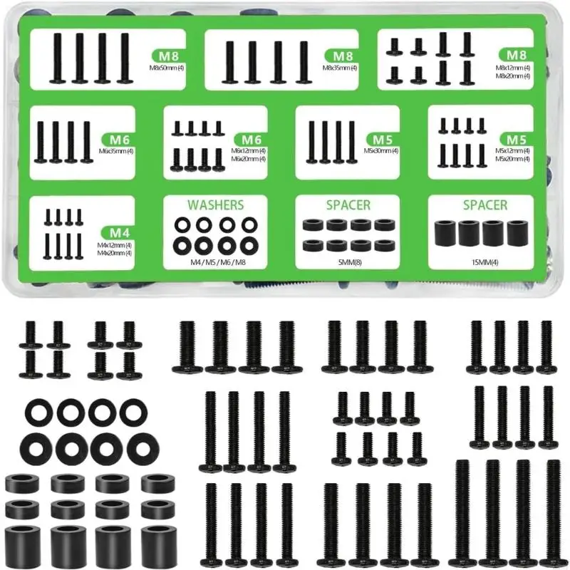 H7JF Mounting Screws with Organization Box Universal Mount Screws Hardware
H7JF Mounting Screws with Organization Box Universal Mount Screws Hardware
