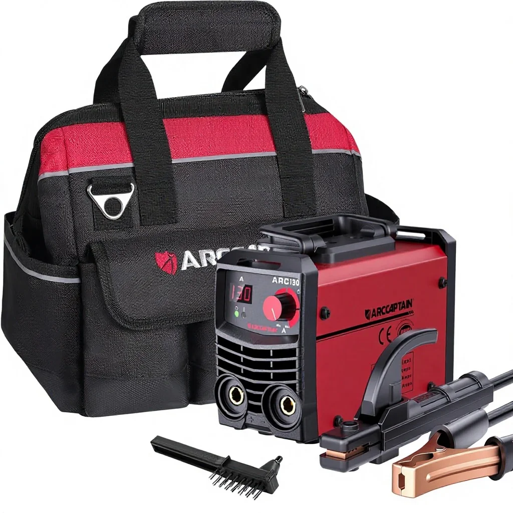 ARCCAPTAIN 130A Mini Stick Welder AC Powered 110V Portable MMA Welding Machine IGBT Inverter Digital Display Hot Start
ARCCAPTAIN 130A Mini Stick Welder AC Powered 110V Portable MMA Welding Machine IGBT Inverter Digital Display Hot Start