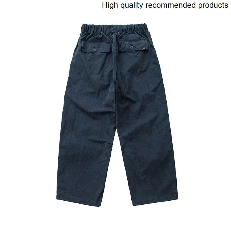 Casual Washed Blue Retro Straight Pants Men Japanese Korean Streetwear Fashion Loose Drawstring Cargo Pants Cityboy Trousers
Casual Washed Blue Retro Straight Pants Men Japanese Korean Streetwear Fashion Loose Drawstring Cargo Pants Cityboy Trousers