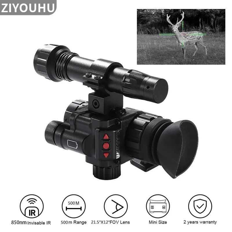 NVM-14 1X Digital HD Night Vision Monocular 8X E-Zoom Head Mounted Night Goggles Gyros IR Large Visual for Hunting Photography
NVM-14 1X Digital HD Night Vision Monocular 8X E-Zoom Head Mounted Night Goggles Gyros IR Large Visual for Hunting Photography