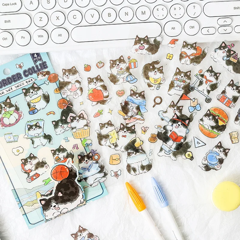4 Sheets Dog Theme Stickers for Diary, Cute Cartoon Animal Stickers, Waterproof PET Scrapbooking Supplies, Diary Decor
4 Sheets Dog Theme Stickers for Diary, Cute Cartoon Animal Stickers, Waterproof PET Scrapbooking Supplies, Diary Decor