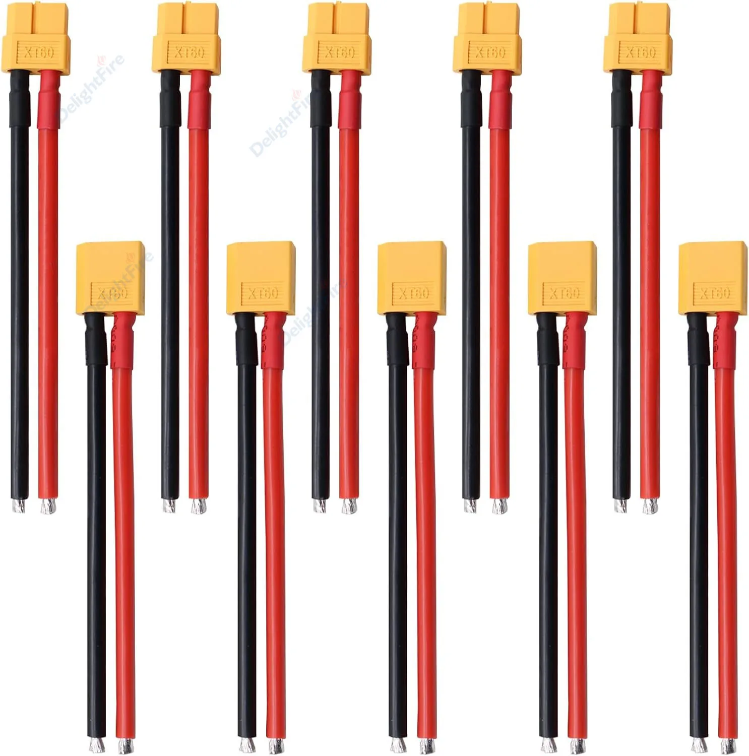 14AWG XT60 Female Male Plug Battery Connector with Silicone Flexible Wire for RC Airplane Lipo Battery ESC FPV Drone Car Boat
14AWG XT60 Female Male Plug Battery Connector with Silicone Flexible Wire for RC Airplane Lipo Battery ESC FPV Drone Car Boat