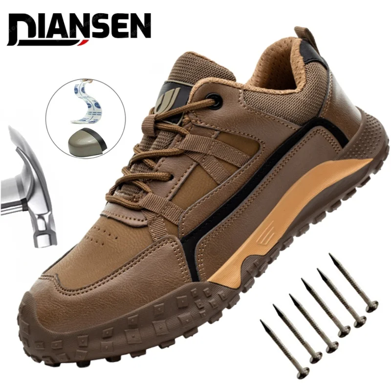 Steel Toe Cap Safety Shoes Protective Shoes Puncture-Proof Anti-smash Construction Shoes Kevlar Insoles Industrial Men Work Boot
Steel Toe Cap Safety Shoes Protective Shoes Puncture-Proof Anti-smash Construction Shoes Kevlar Insoles Industrial Men Work Boot