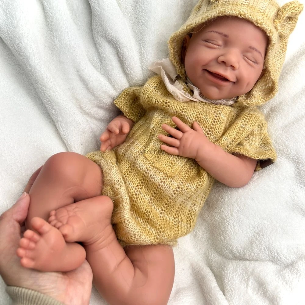 18Inch Lifelike Details Poseable Limbs Soft Silicone Reborn Baby Girl April Washable Doll for Teaching Parents-To-Be
18Inch Lifelike Details Poseable Limbs Soft Silicone Reborn Baby Girl April Washable Doll for Teaching Parents-To-Be