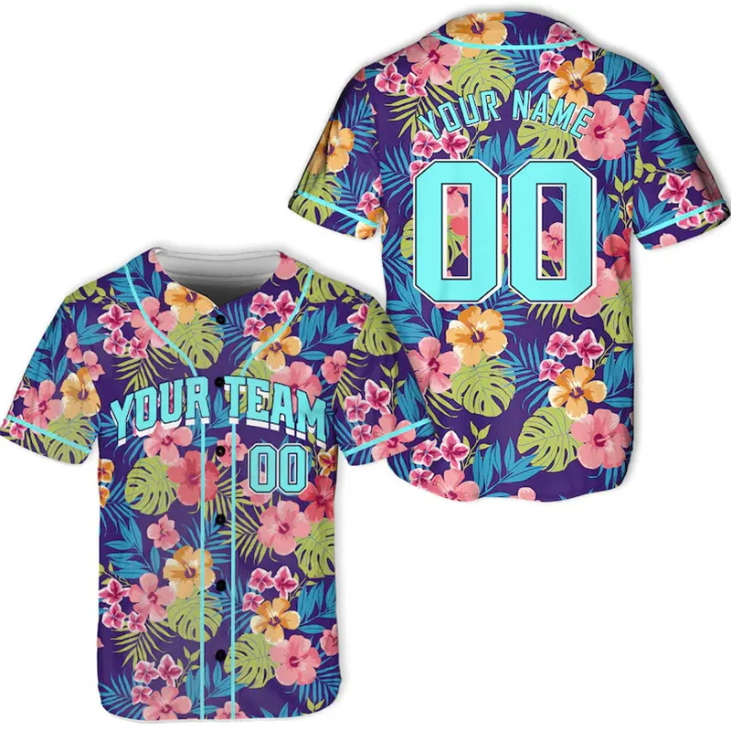 Custom Neon Tropical Leaf Baseball Jersey Personalized Name Number Short Sleeve Shirt For Men Beach Parties And Casual Wear Tops
Custom Neon Tropical Leaf Baseball Jersey Personalized Name Number Short Sleeve Shirt For Men Beach Parties And Casual Wear Tops