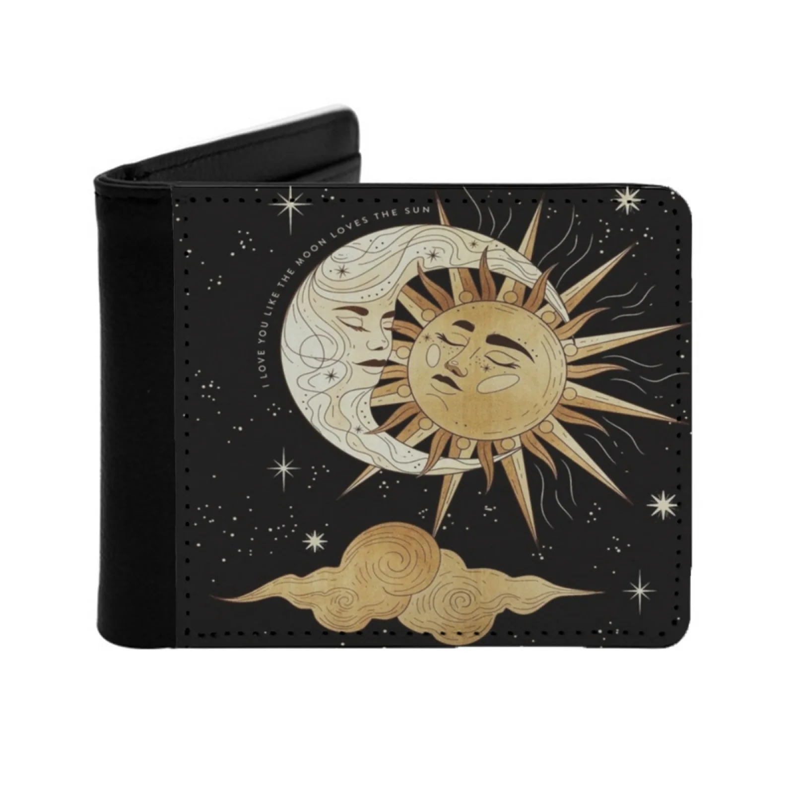 Moon Sun Personalized Men's Leather Wallet Credit Card Pouch Purse Integrative Sprirituality Mind Naitve Positive Pretty Ride
Moon Sun Personalized Men's Leather Wallet Credit Card Pouch Purse Integrative Sprirituality Mind Naitve Positive Pretty Ride