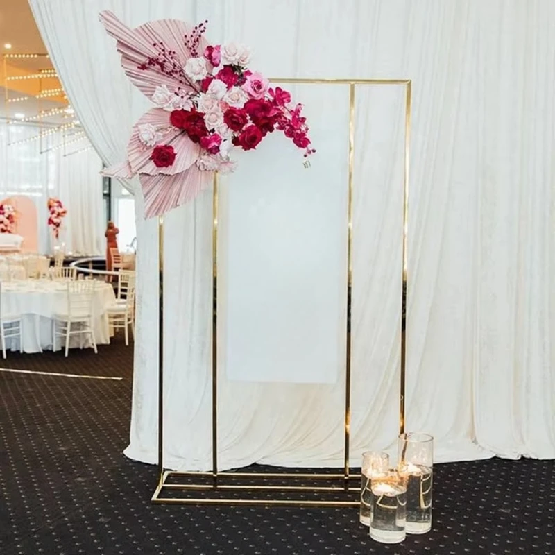 Золотая свадебная арка, металлический фоновый кронштейн, подставка для цветов, вечеринка, подержанное украшение для сцены
Золотая свадебная арка, металлический фоновый кронштейн, подставка для цветов, вечеринка, подержанное украшение для сцены