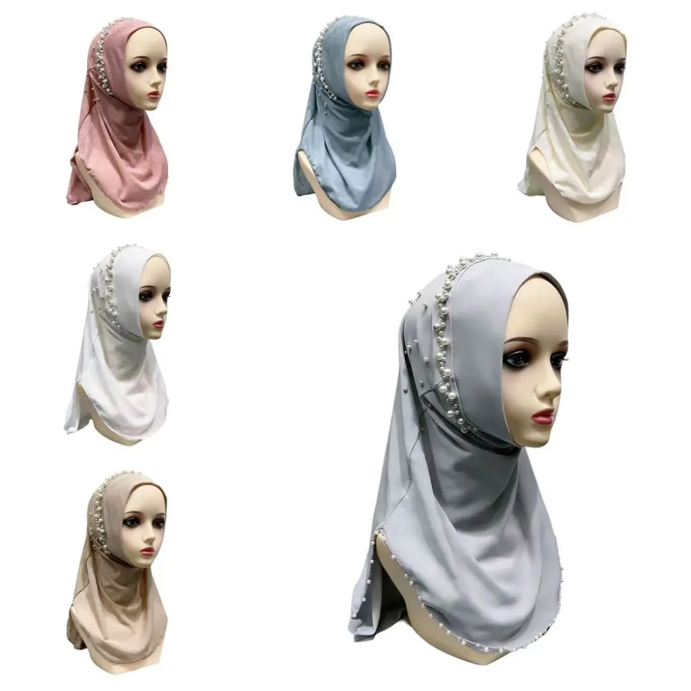 Pearl Beaded Trim Women Turban Cap Pull On Elastic Fit Pull On Head Wrap Easy Wear Colorful Muslim Headscarf Muslim Women
Pearl Beaded Trim Women Turban Cap Pull On Elastic Fit Pull On Head Wrap Easy Wear Colorful Muslim Headscarf Muslim Women