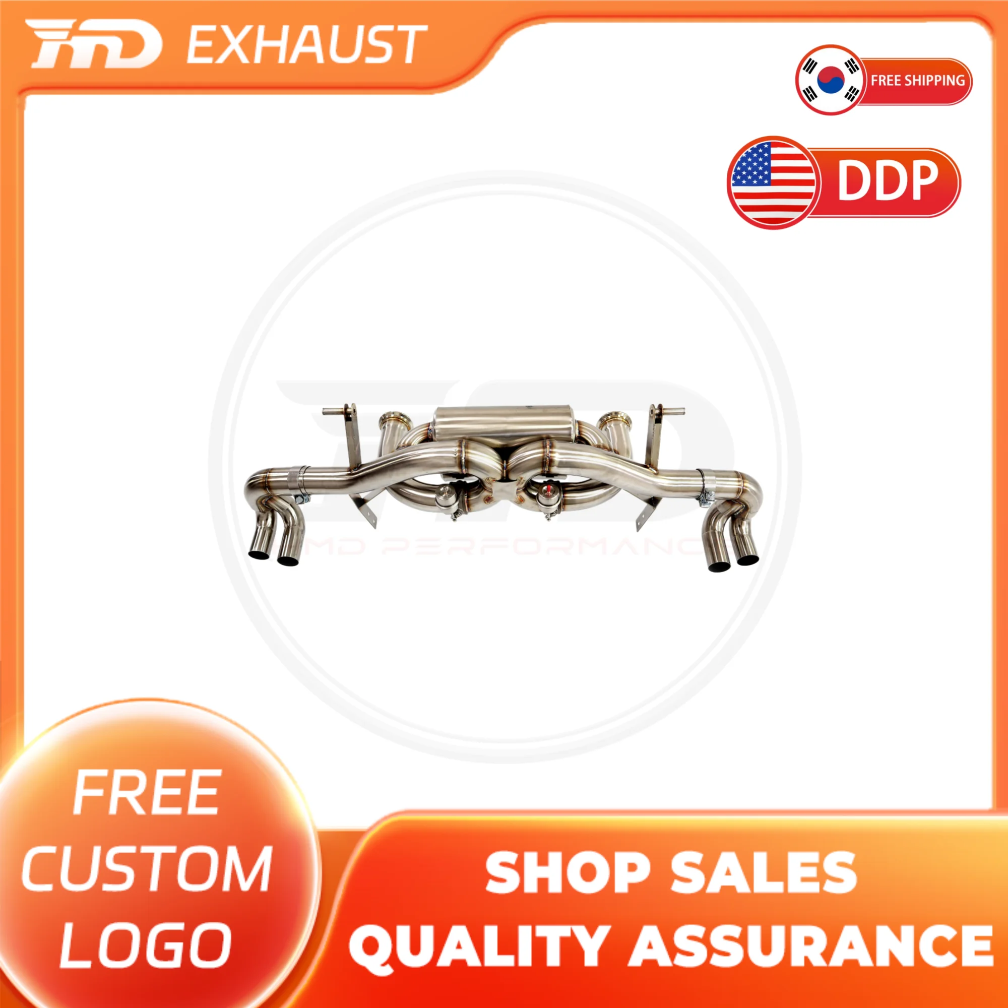 HMD Hot sale SS304 Exhaust System Performance Catback for Lamborghini Huracan LP580 LP610 V10 with Valve Muffler
HMD Hot sale SS304 Exhaust System Performance Catback for Lamborghini Huracan LP580 LP610 V10 with Valve Muffler