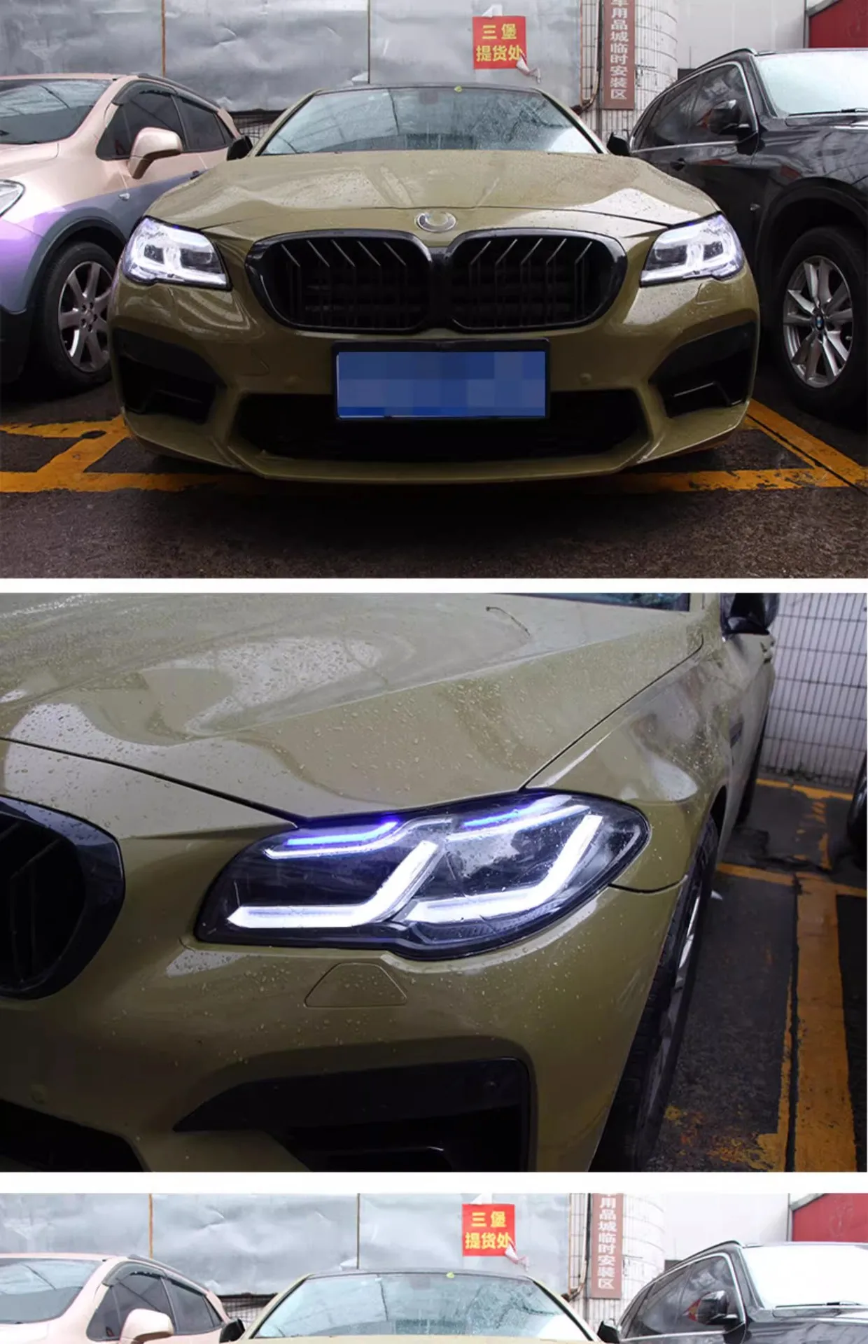Suitable For 11-17 BMW 5 Series F10 Headlight Assembly A Pair Of F18 Modified LED Daytime Running Lights Double Lens Headlights
Suitable For 11-17 BMW 5 Series F10 Headlight Assembly A Pair Of F18 Modified LED Daytime Running Lights Double Lens Headlights
