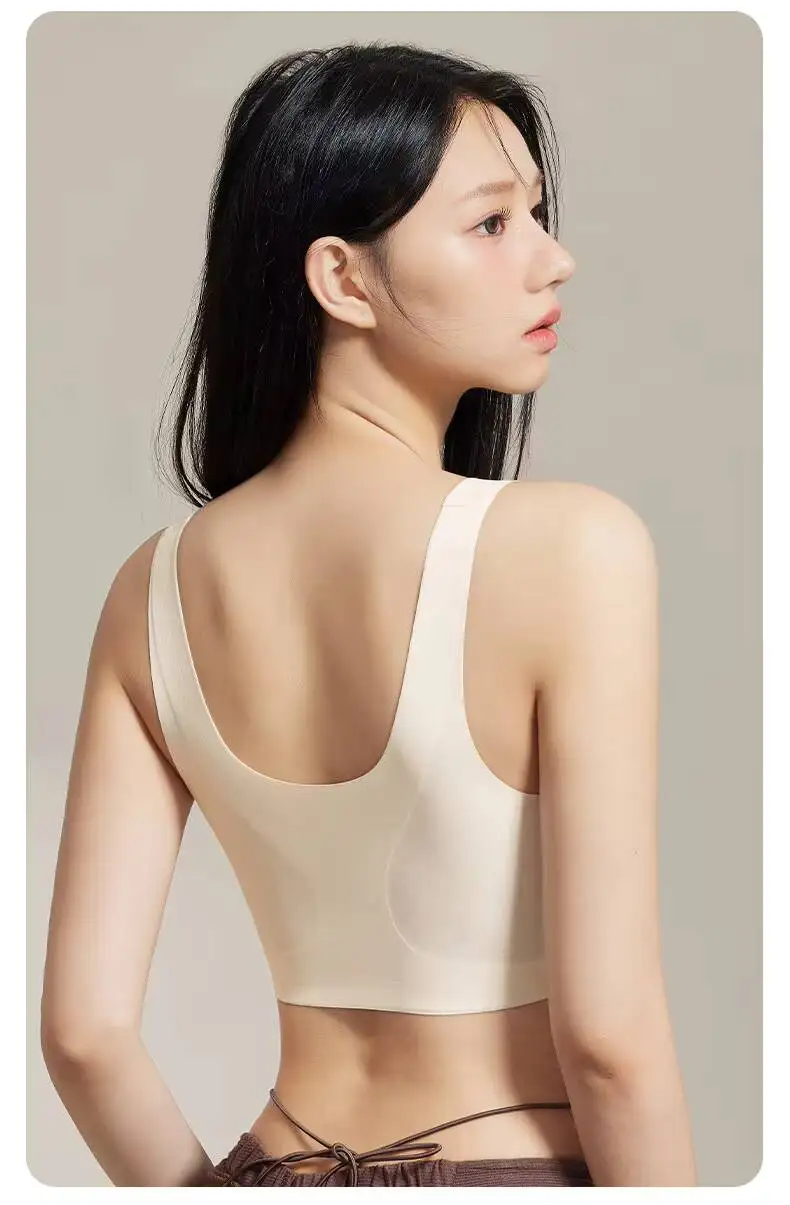 Comfortable Push-Up Seamless Invisible Base Bra for Women with Special Skin Tones Breathable Fixed Cup No Underwire Solid Color
Comfortable Push-Up Seamless Invisible Base Bra for Women with Special Skin Tones Breathable Fixed Cup No Underwire Solid Color