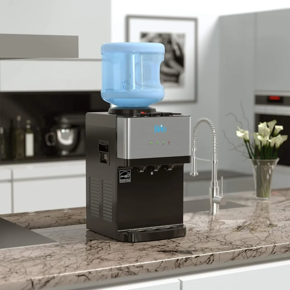 Water Dispenser, Top Loading Countertop Water Cooler Dispenser, Hot Cold And Room Temperature Water, Water Dispenser
Water Dispenser, Top Loading Countertop Water Cooler Dispenser, Hot Cold And Room Temperature Water, Water Dispenser