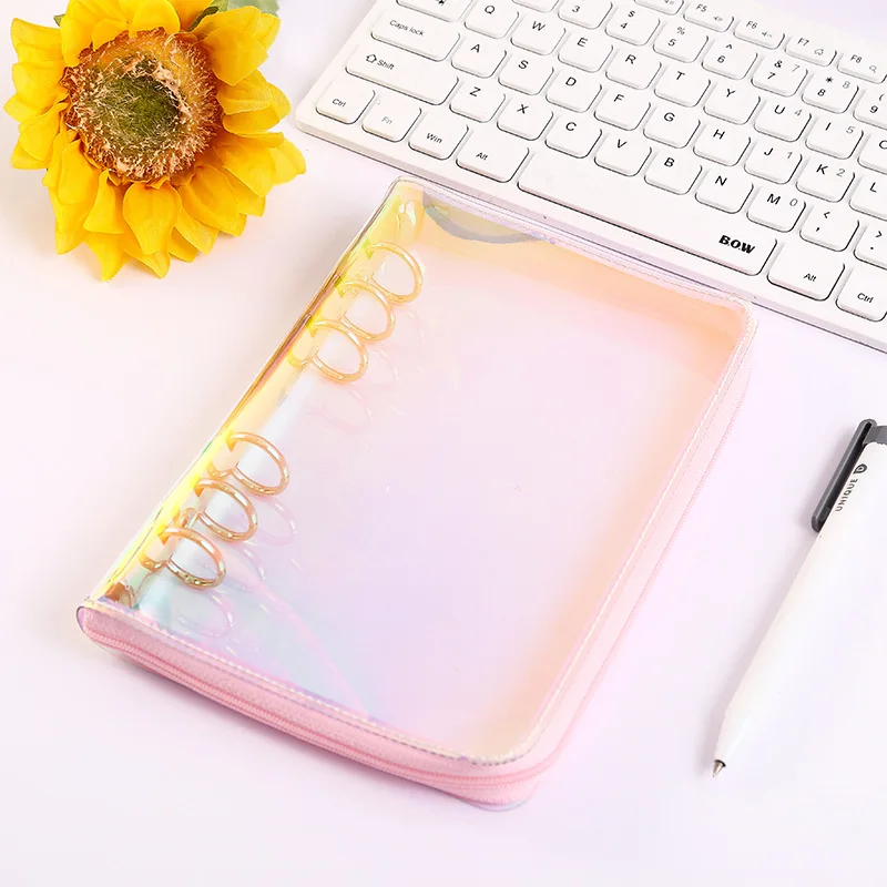 A6 Hand Zip Bag Laser Loose Leaf Binder Notebook Inner Core Cover Note Book Planner Office Stationery Supplies
A6 Hand Zip Bag Laser Loose Leaf Binder Notebook Inner Core Cover Note Book Planner Office Stationery Supplies