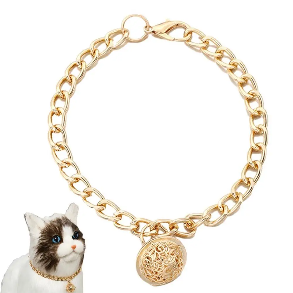 Personalized Classic Pet Metal Necklace Hollow Bell Exquisite Dog Neck Chain Universal Eye-catching Cat Collar Fighting Necklace
Personalized Classic Pet Metal Necklace Hollow Bell Exquisite Dog Neck Chain Universal Eye-catching Cat Collar Fighting Necklace
