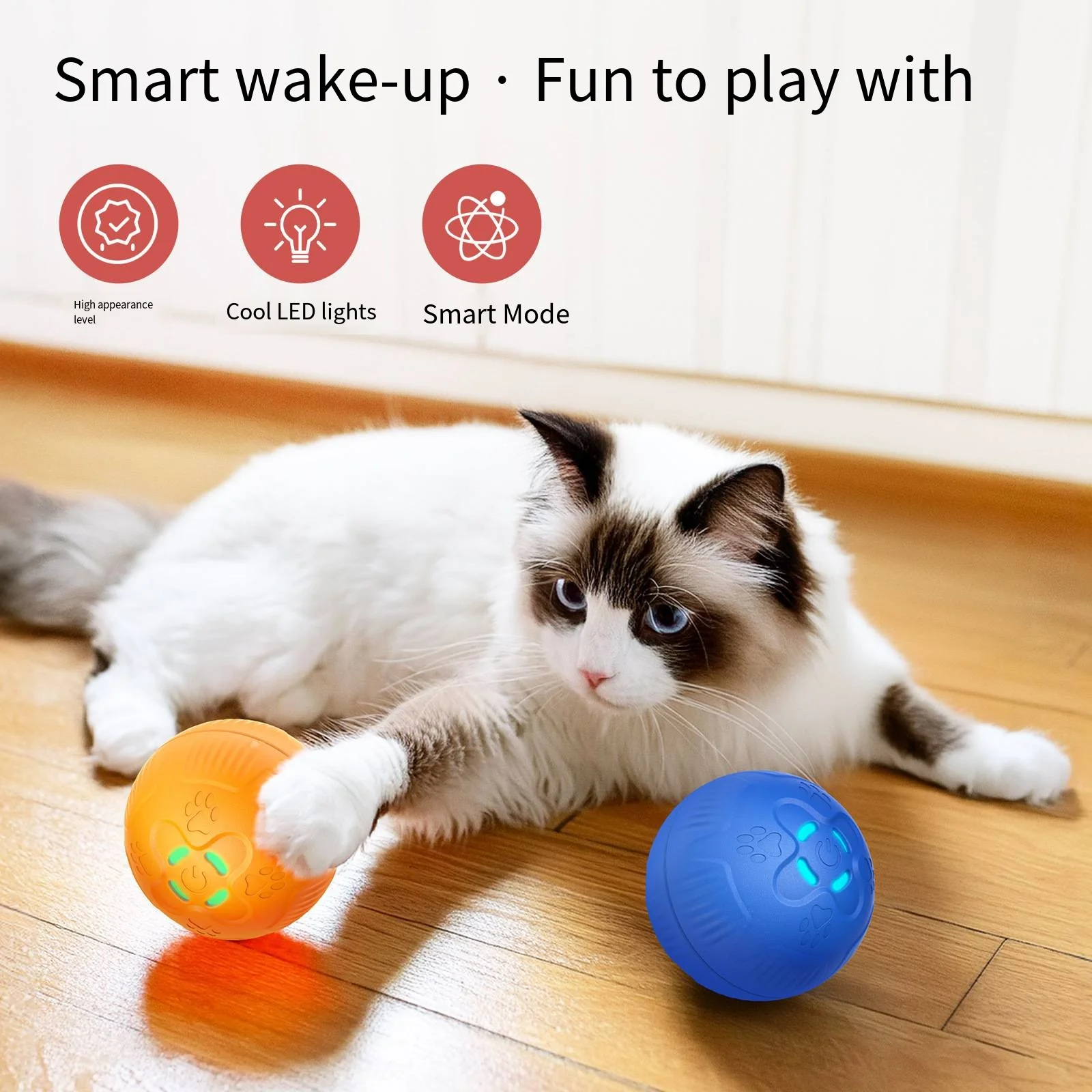 New Electric Cat Toy for Relieving Boredom Pet Teasing Ball Automatic Obstacle Avoidance Teasing Toy Intelligent Rolling Ball
New Electric Cat Toy for Relieving Boredom Pet Teasing Ball Automatic Obstacle Avoidance Teasing Toy Intelligent Rolling Ball