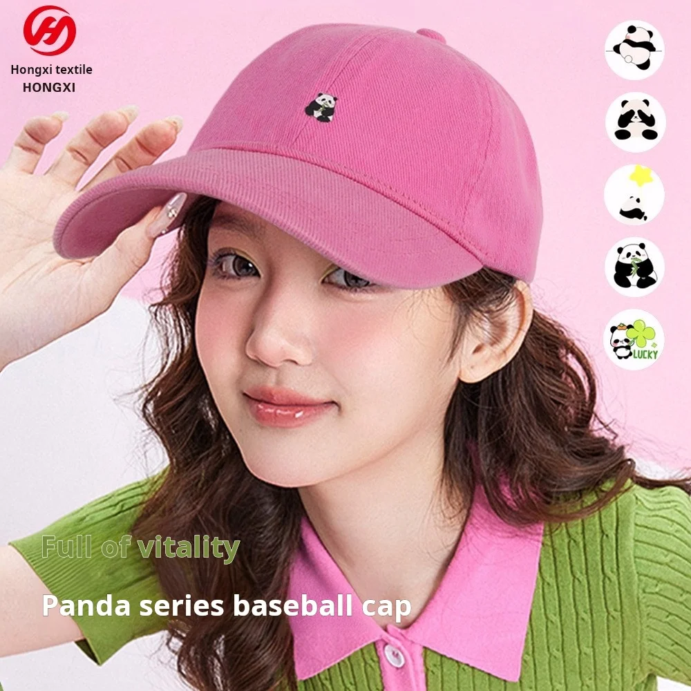Cartoon panda baseball cap, children's summer soft-top baseball cap, big cap, breathable sun protection and sunshade cap
Cartoon panda baseball cap, children's summer soft-top baseball cap, big cap, breathable sun protection and sunshade cap