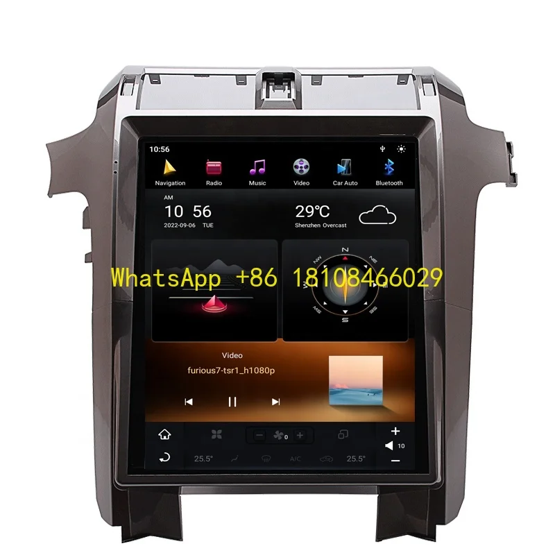 Автомобильный Tesla Style Android 11 для Lexus GX400 GX460 2010-2019, автомобильный радиоприемник с GPS-навигацией Carplay 4G
Автомобильный Tesla Style Android 11 для Lexus GX400 GX460 2010-2019, автомобильный радиоприемник с GPS-навигацией Carplay 4G