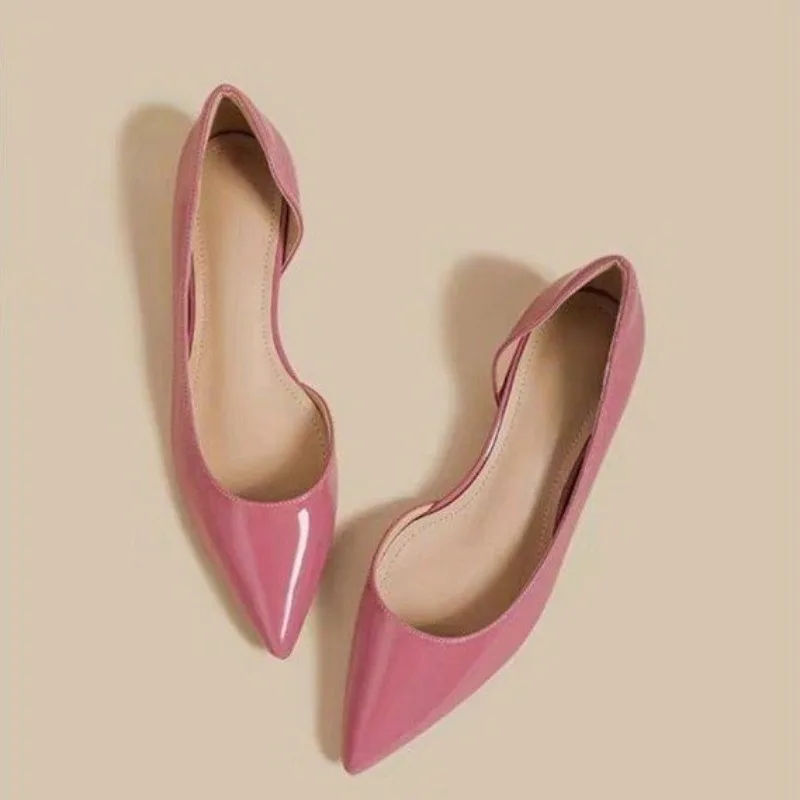 Women Patent Leather Pumps Low Cutte Slip-Ons High Heeled Shoes Elegant Footwear with Increased Height Single Shoes for Wome
Women Patent Leather Pumps Low Cutte Slip-Ons High Heeled Shoes Elegant Footwear with Increased Height Single Shoes for Wome