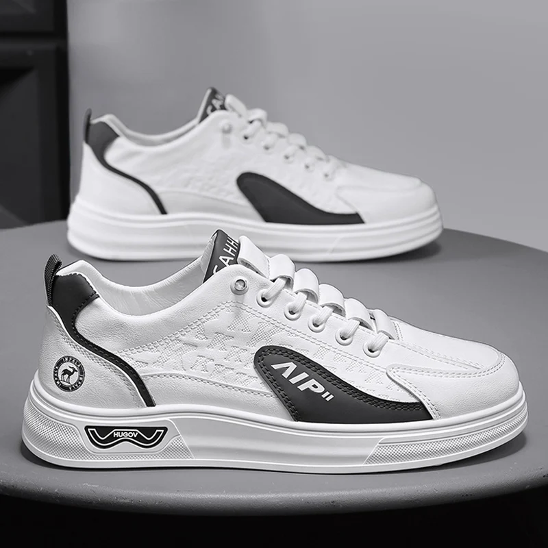 Новые мужские туфли весна-осень 2025 – низкие кожаные модные трендовые кроссовки для бега и повседневной носки без шнурков
Новые мужские туфли весна-осень 2025 – низкие кожаные модные трендовые кроссовки для бега и повседневной носки без шнурков