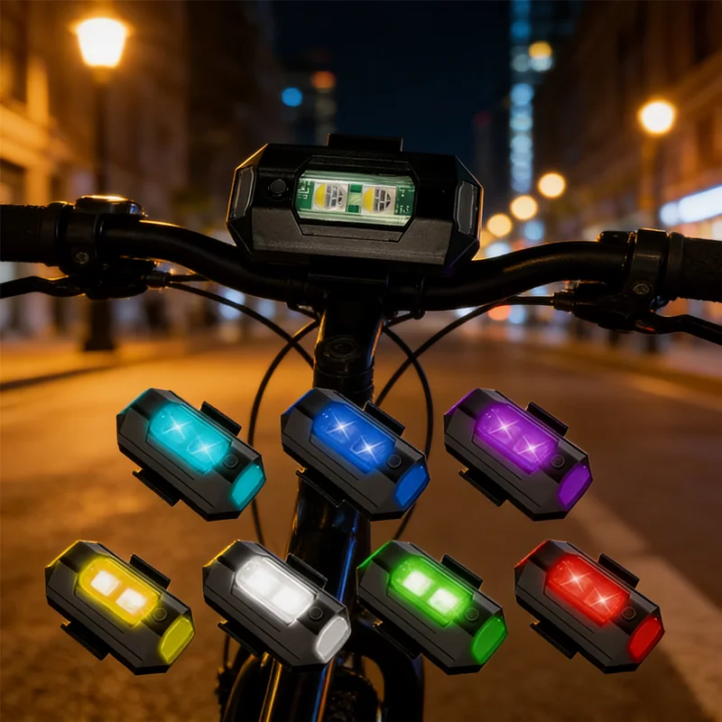 Active Anti-Collision Warning Light USB Rechargeable Mini Strobe for Night Riding, Flying, or Running, Attaches Easily to Helmet
Active Anti-Collision Warning Light USB Rechargeable Mini Strobe for Night Riding, Flying, or Running, Attaches Easily to Helmet