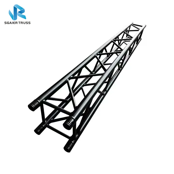 Sgaier Customized Aluminium Lighting Black Spigot Truss For Concerts Truss
Sgaier Customized Aluminium Lighting Black Spigot Truss For Concerts Truss
