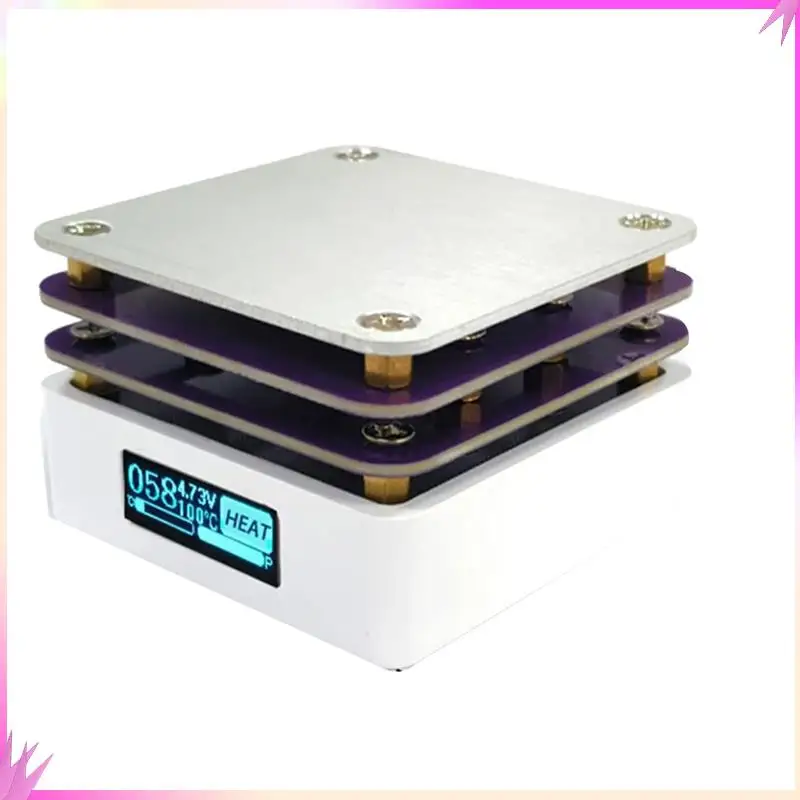 B50C G3061 PD65W Мини-тепловая плита Цифровая паяльная станция предварительного нагрева Паяльная станция PCB SMD Плата Паяльная пластина Нагревательный стол
B50C G3061 PD65W Мини-тепловая плита Цифровая паяльная станция предварительного нагрева Паяльная станция PCB SMD Плата Паяльная пластина Нагревательный стол
