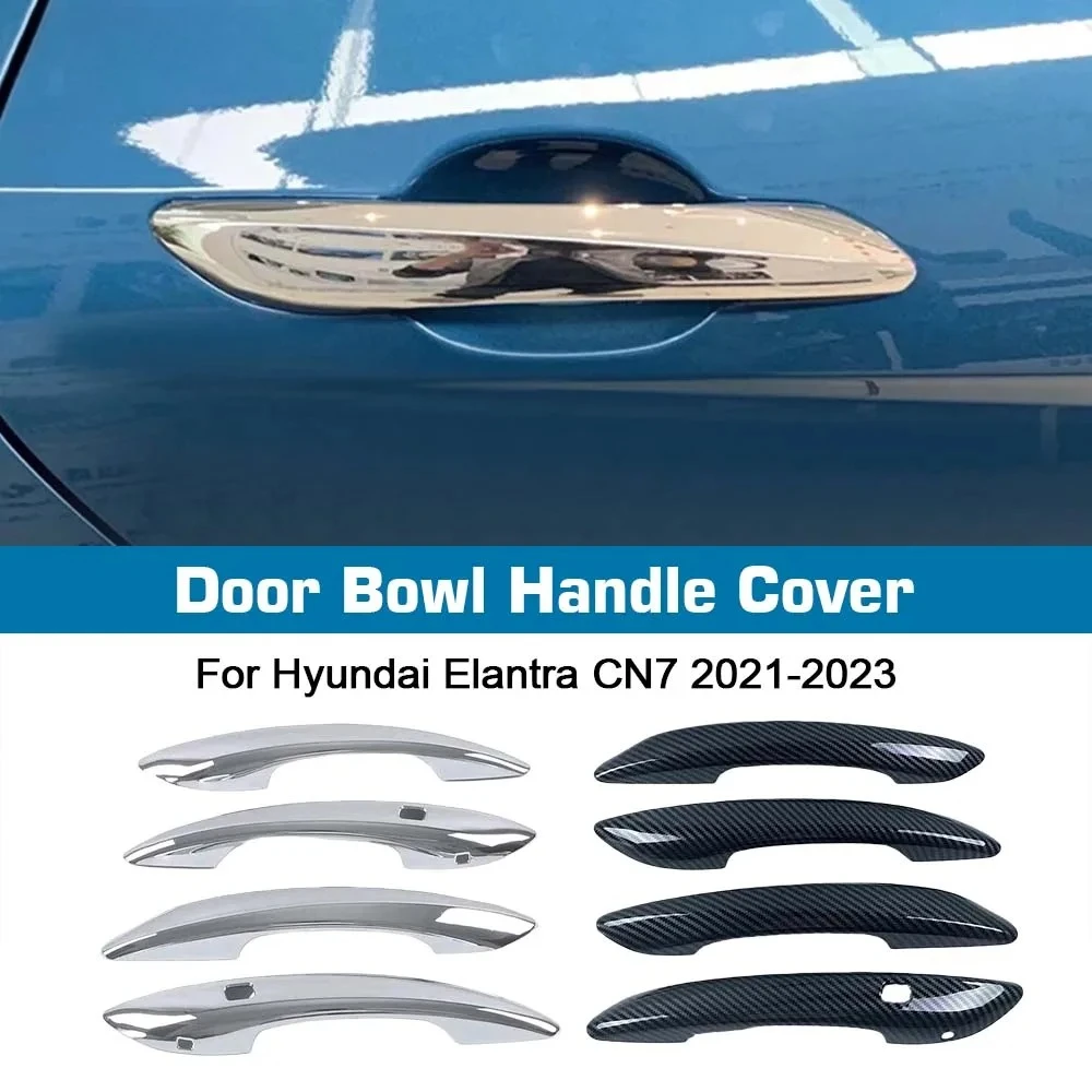 ⭐Genuine⭐ Car Decoration Door Bowl Handle Cover For Hyundai Elantra CN7 2021-2023 Carbon Fiber Chrome Silver Cars Accessories
⭐Genuine⭐ Car Decoration Door Bowl Handle Cover For Hyundai Elantra CN7 2021-2023 Carbon Fiber Chrome Silver Cars Accessories