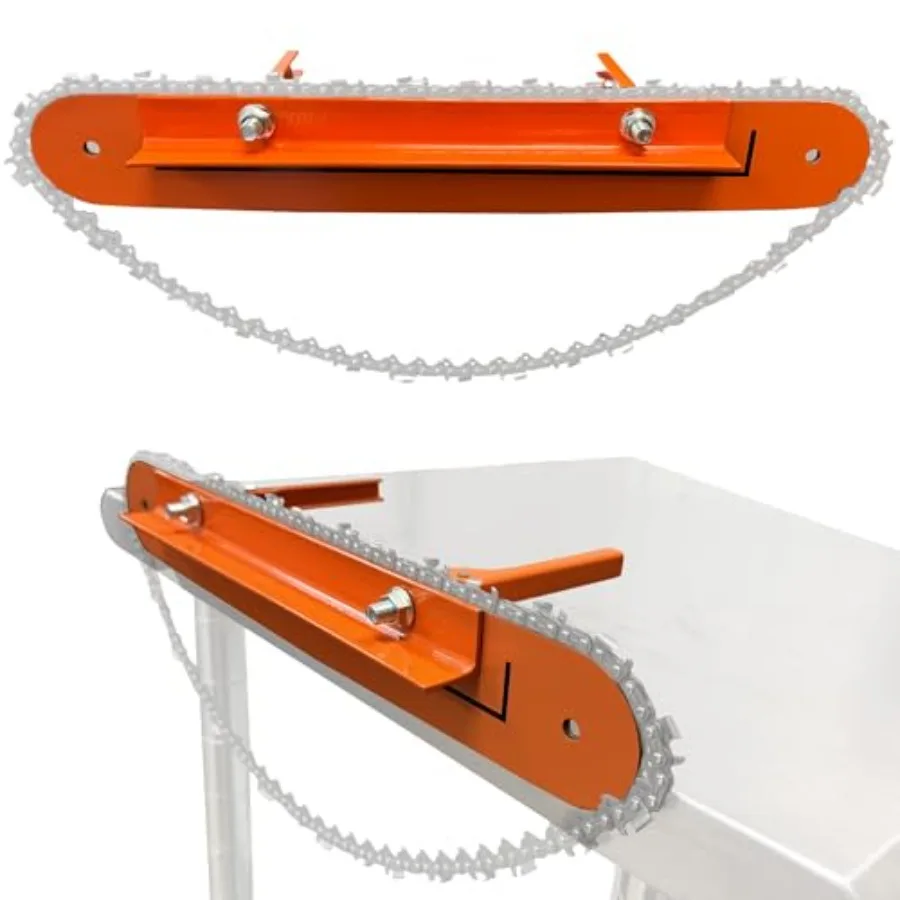 Chainsaw Filing Vise Secure Clamp Chainsaw Vise for Sharpening Universal Fit Durable Steel Construction 17.5" Bar Length
Chainsaw Filing Vise Secure Clamp Chainsaw Vise for Sharpening Universal Fit Durable Steel Construction 17.5" Bar Length