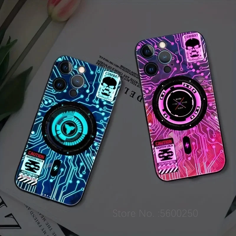 Smart Voice-activated Luminous Phone Case For iPhone 15 14 13 Pro Max 11 12 XS XR 8 7 Plus LED Light Up Protective Back Cover
Smart Voice-activated Luminous Phone Case For iPhone 15 14 13 Pro Max 11 12 XS XR 8 7 Plus LED Light Up Protective Back Cover