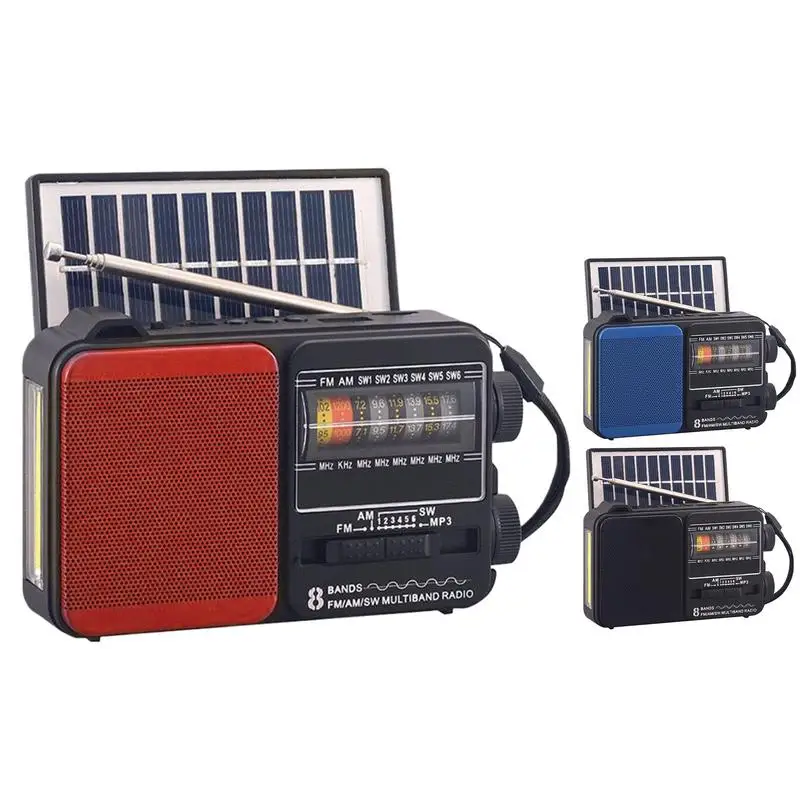 Vintage Radio Portable AM/FM/SW Weather Forecast Multi-band Solar Radio with Bluetooth and MP3 Playback USB Charging Flashlights
Vintage Radio Portable AM/FM/SW Weather Forecast Multi-band Solar Radio with Bluetooth and MP3 Playback USB Charging Flashlights