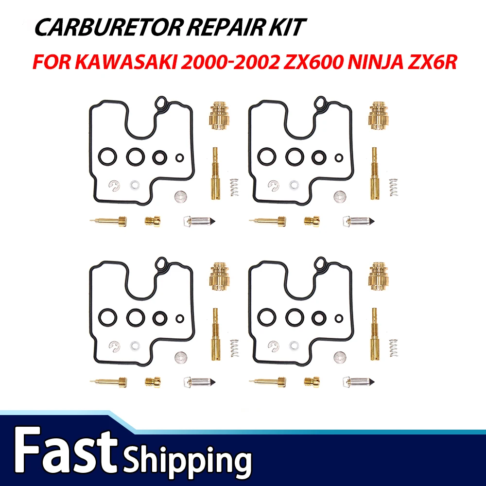 FOR KAWASAKI 2000-2002 ZX600 Ninja ZX6R Carburetor Rebuild Carb Rpair Kit
FOR KAWASAKI 2000-2002 ZX600 Ninja ZX6R Carburetor Rebuild Carb Rpair Kit